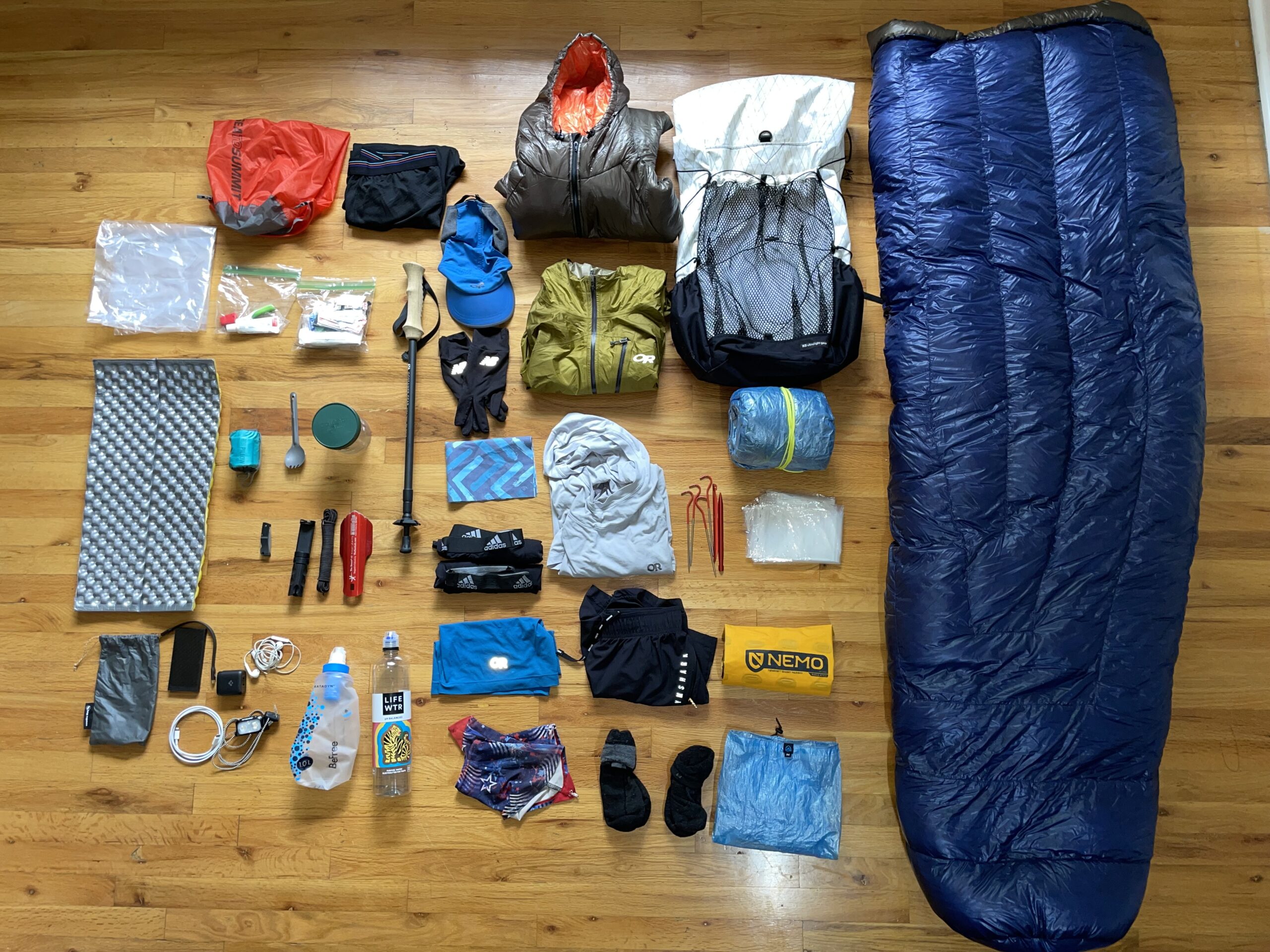 8 Ib Base Weight 2023 Ultralight Backpacking Gear List